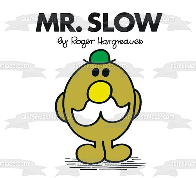 Imagen comestible para decoración de tarta Mr. Men Mr.Slow ABPID12227 