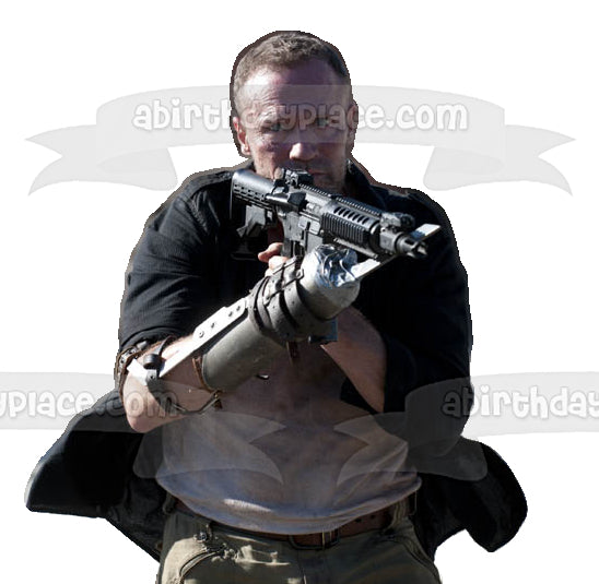 The Walking Dead Merle Dixon Edible Cake Topper Image ABPID12415