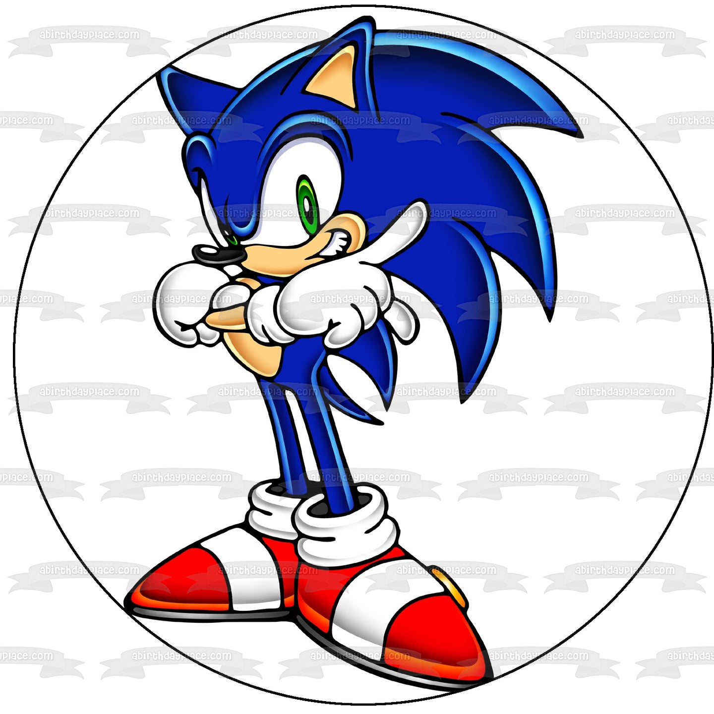 Imagen comestible para decoración de tarta de Sonic the Hedgehog ABPID12423 