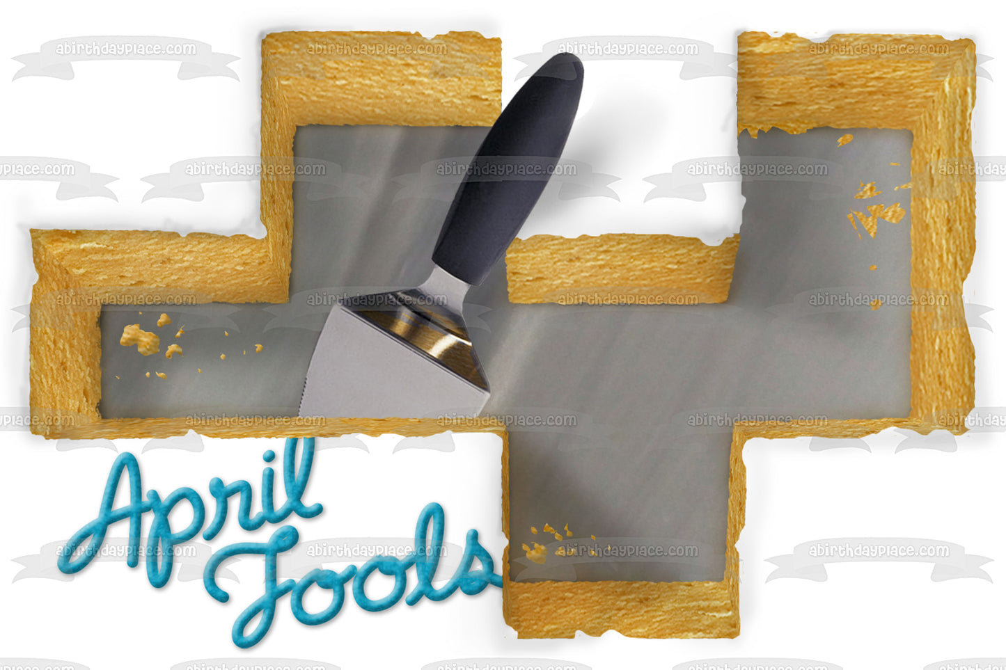 April Fools Day Edible Cake Topper Image ABPID13424