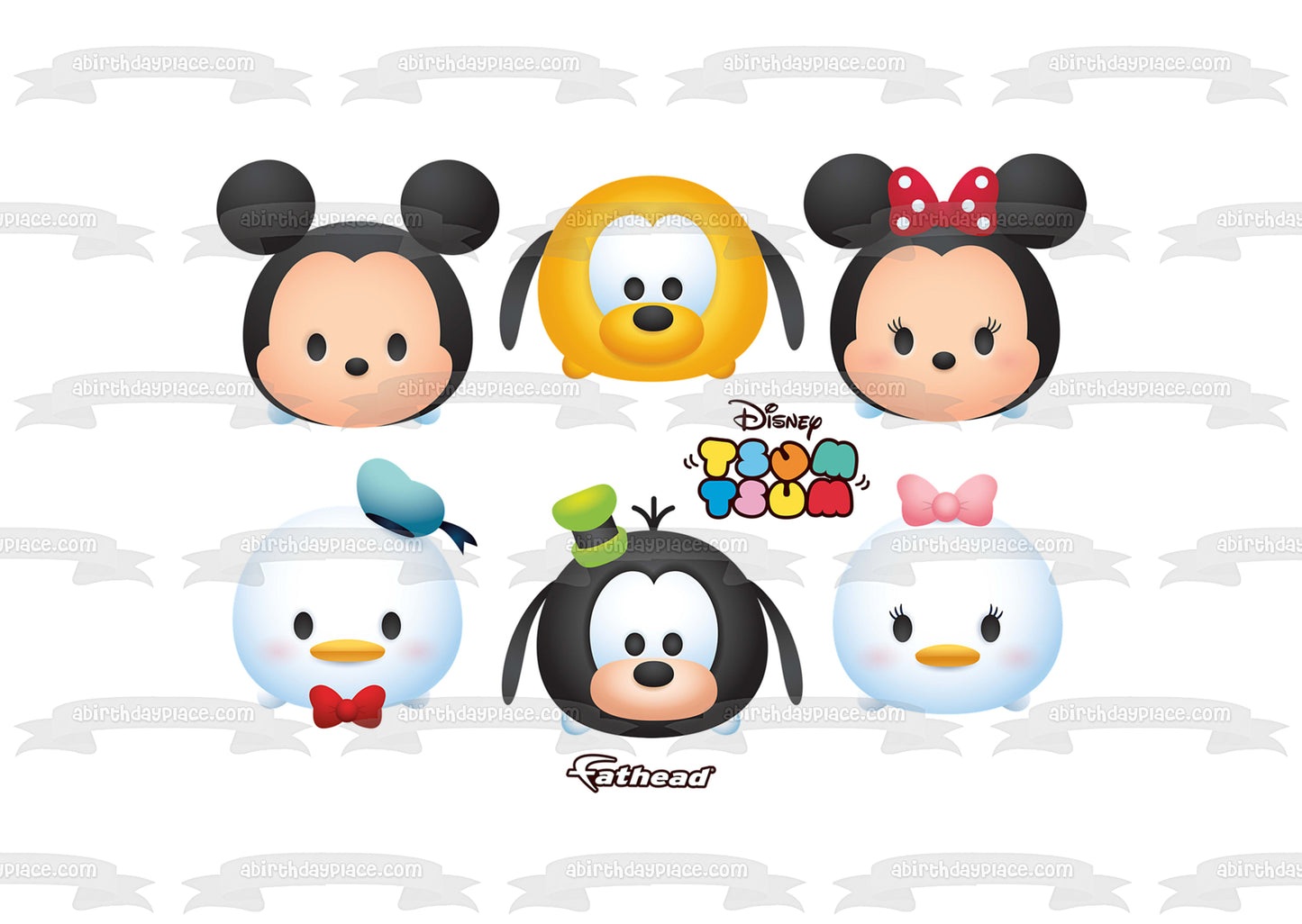 Disney Tsum Tsum Mickey Mouse Pato Donald Minnie Mouse Goofy Pato Donald Daisy Pato comestible decoración para tarta imagen ABPID15098 