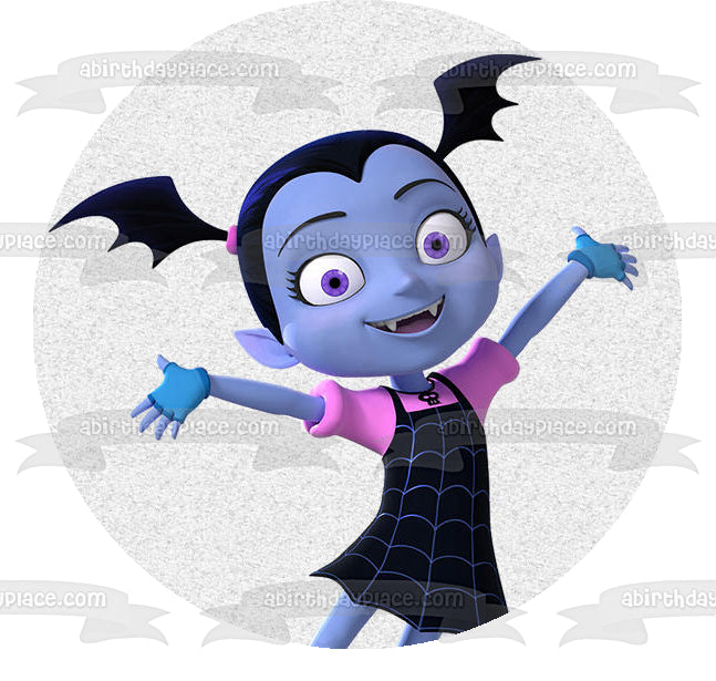 Vampirina Disney White Background Edible Cake Topper Image ABPID15227