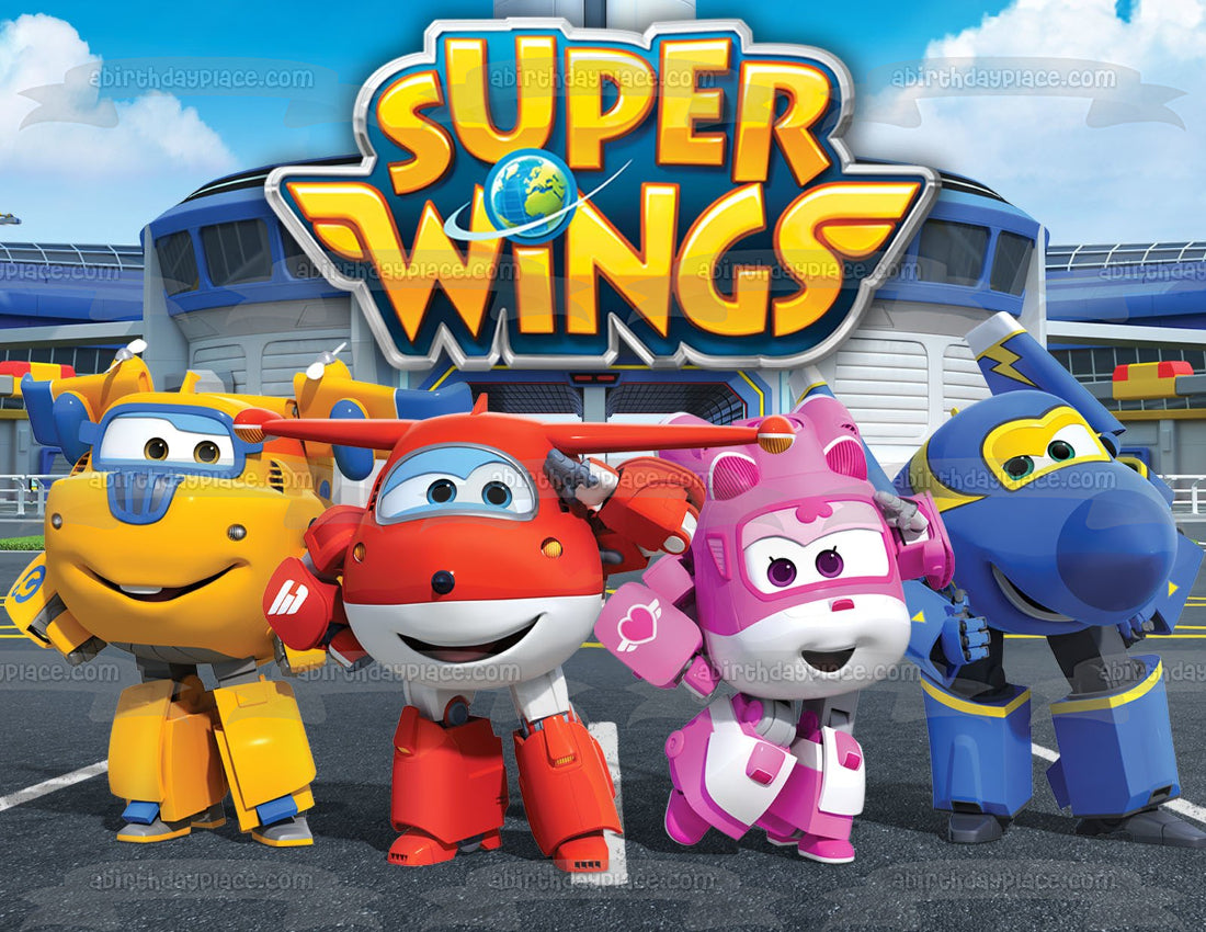 Imagen comestible para tarta de Super Wings Todd Dizzy Jerome Jett ABPID15246 