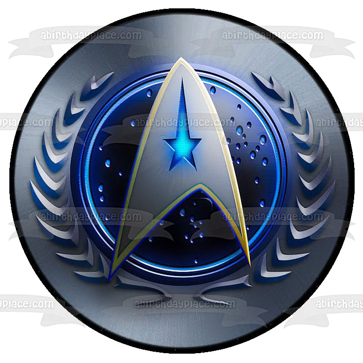 Imagen comestible para tarta con el logotipo de Comando de la Flota Estelar de Star Trek ABPID15356 