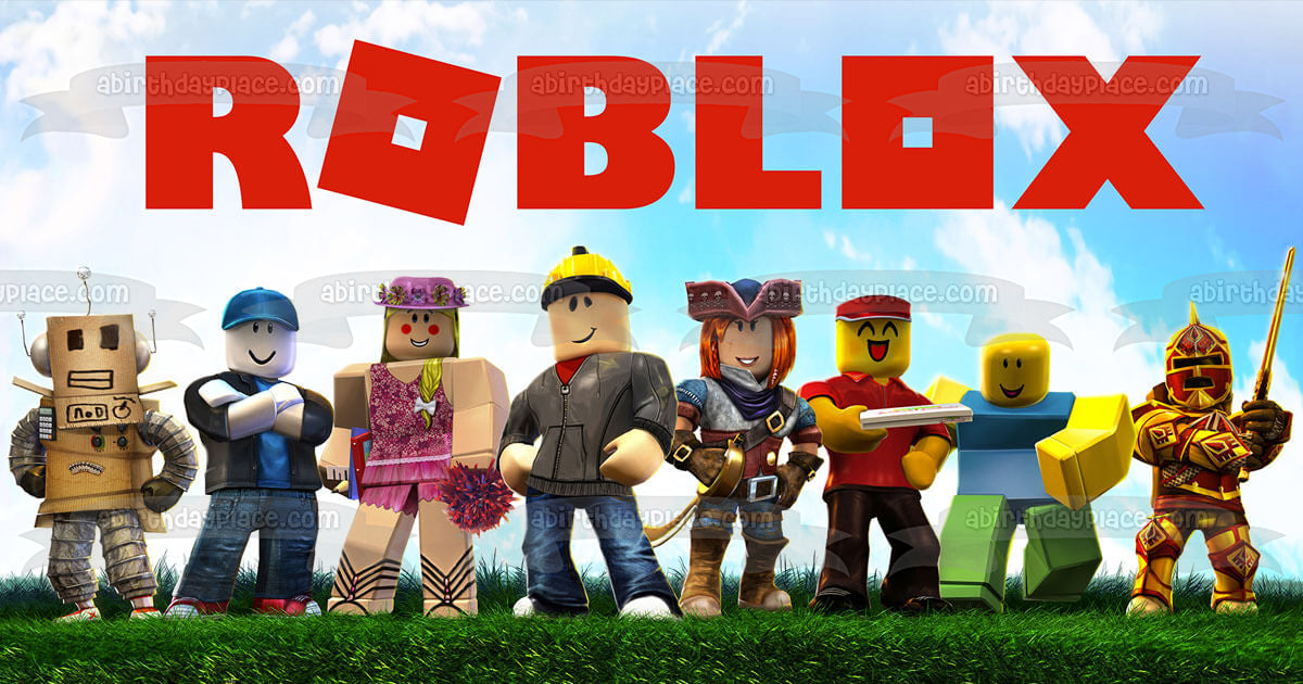 Roblox Personajes Variados Libros Infantiles Adorno Comestible Para Tarta Imagen ABPID15420 