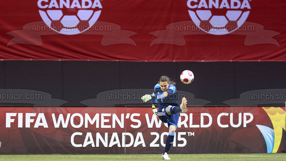 Imagen comestible para tarta de Nadine Angerer de la final de la Copa Mundial Femenina de la FIFA 2015 ABPID21714 