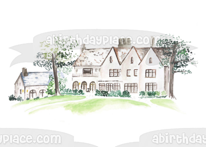 Cherokee Town &amp; Country Club dibujo adorno comestible para tarta imagen ABPID21868 