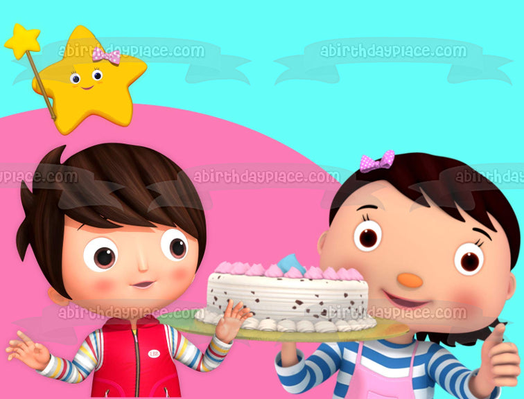 Little Baby Bum Happy Birthday Cake Jacus Twinkle Mia Edible Cake Topper Image ABPID21998