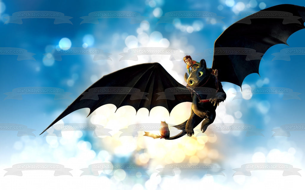 toothless flying without hiccup