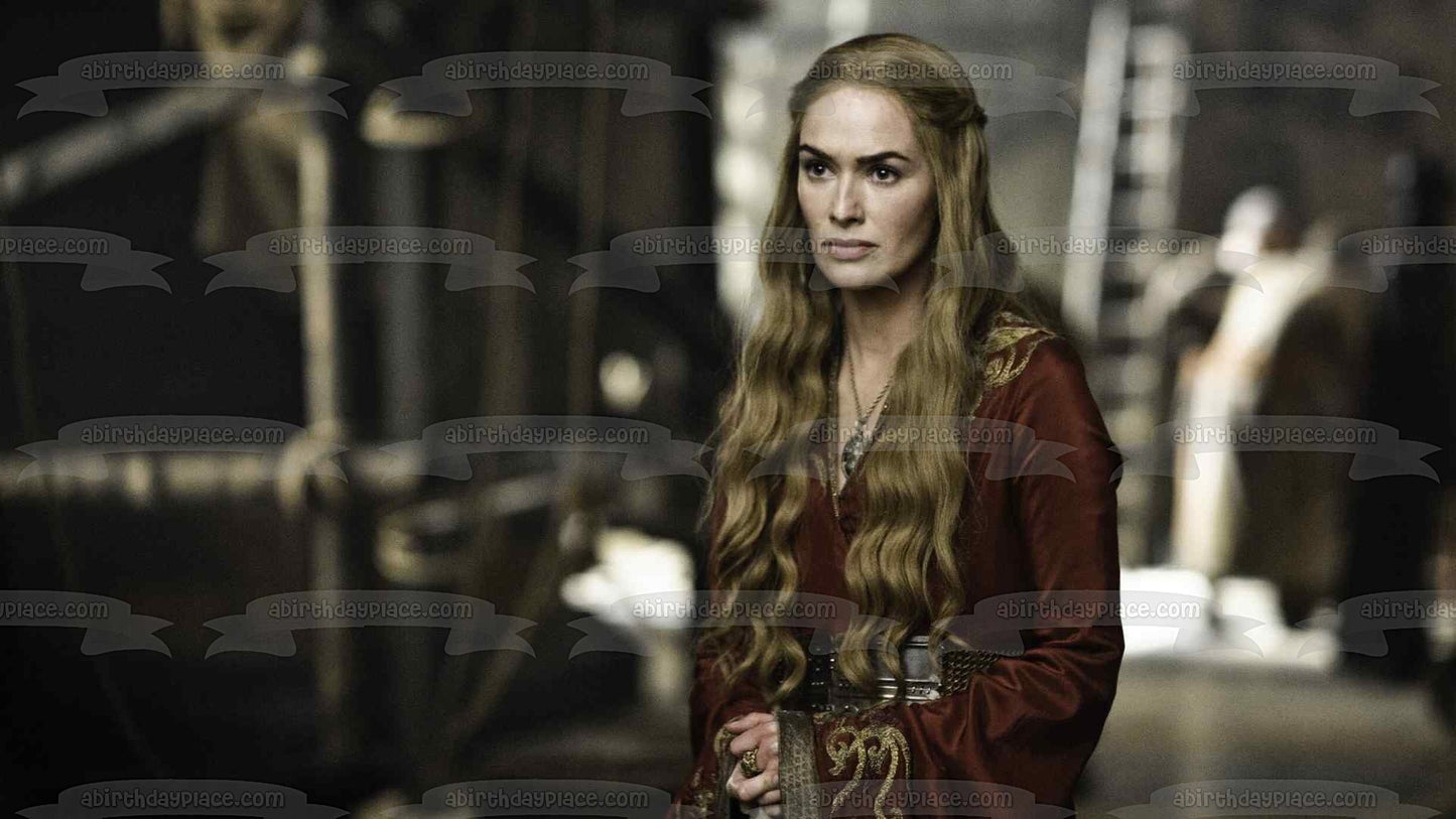 Decoración comestible para tarta de Cersei Lannister de Juego de Tronos Imagen ABPID26954 