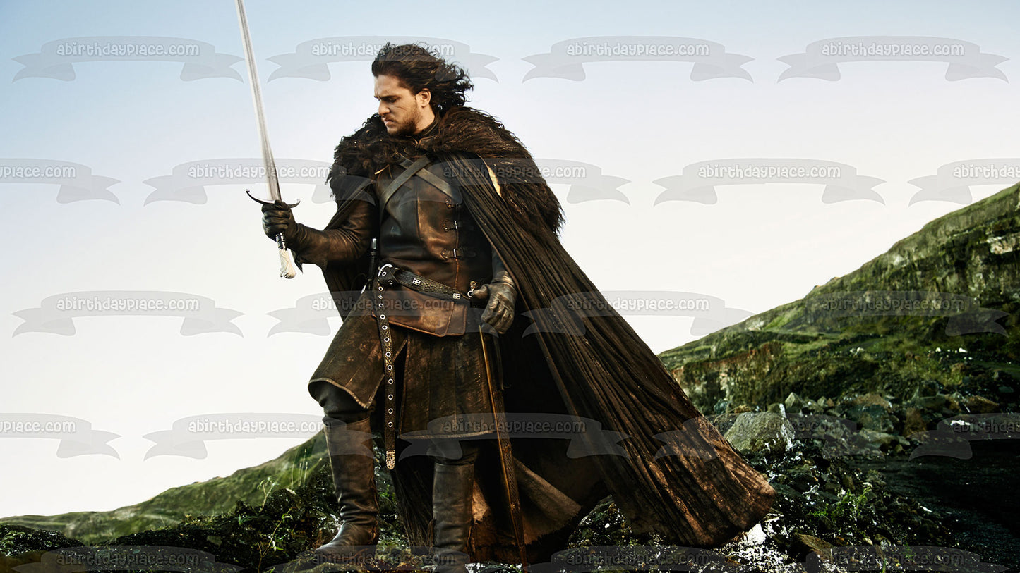 Imagen comestible para tarta de Juego de Tronos Jon Snow Mountains ABPID26955 