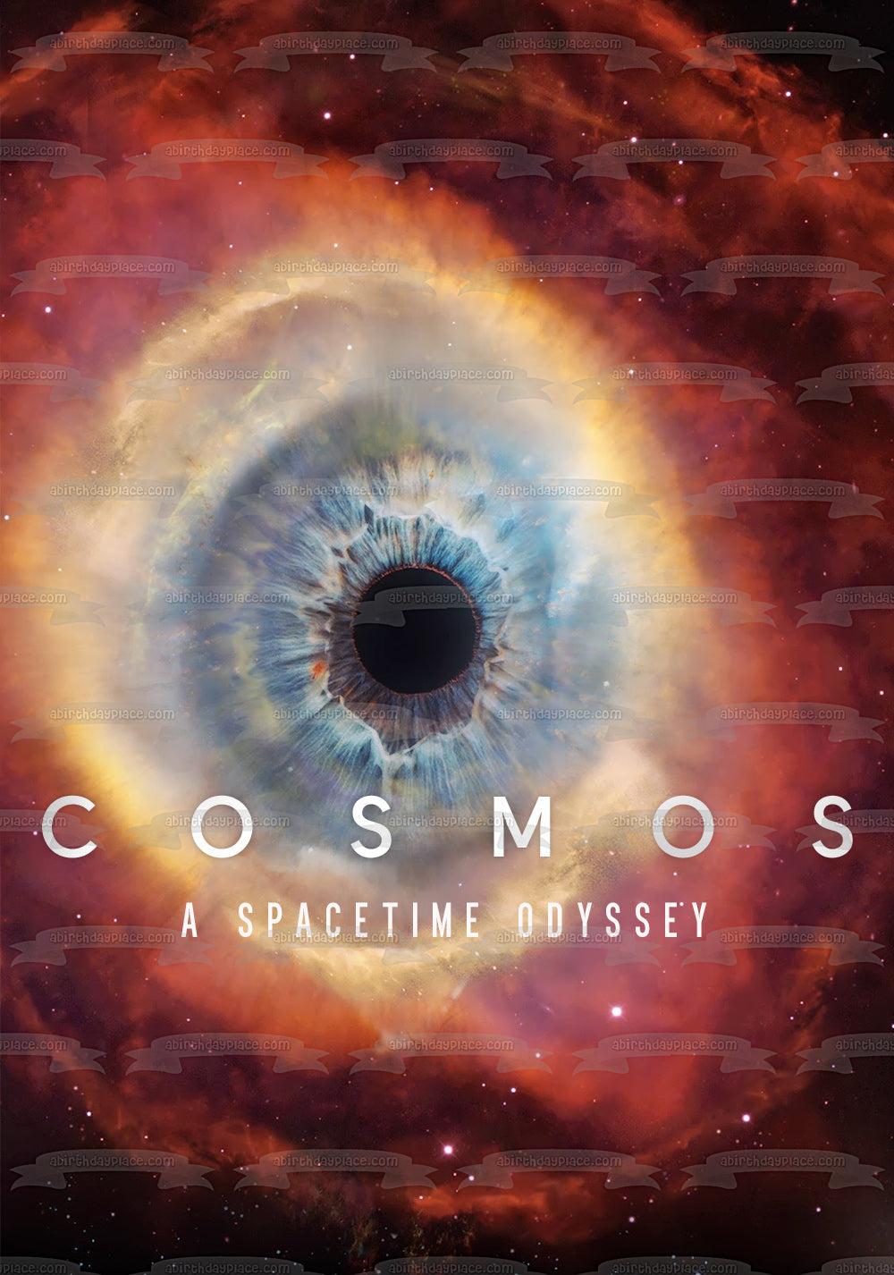 Póster de Cosmos a Spacetime Odyssey, imagen comestible para decoración de tartas, ABPID27050 