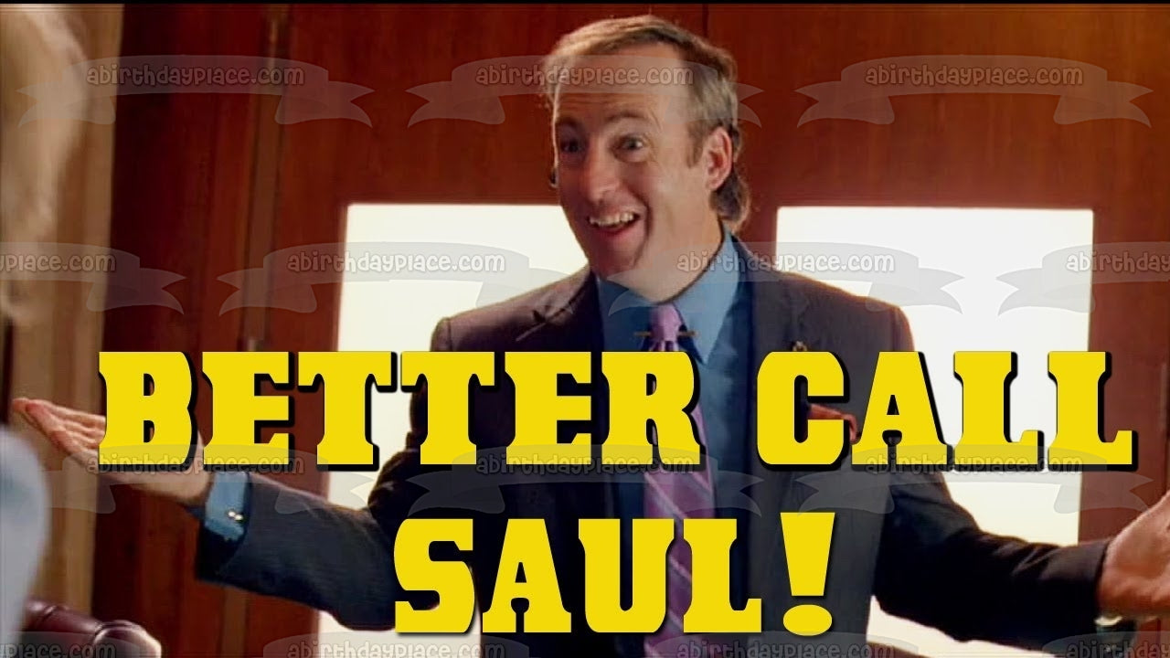 Better Call Saul Saul Goodman Edible Cake Topper Image ABPID27055