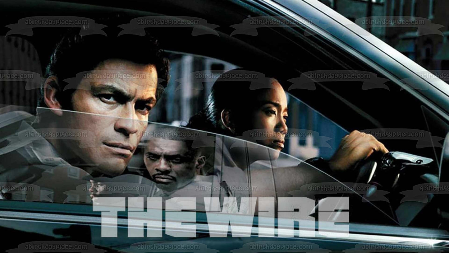 The Wire Jimmy McNulty Stringer Bell In a Car Edible Cake Topper Image ABPID27093