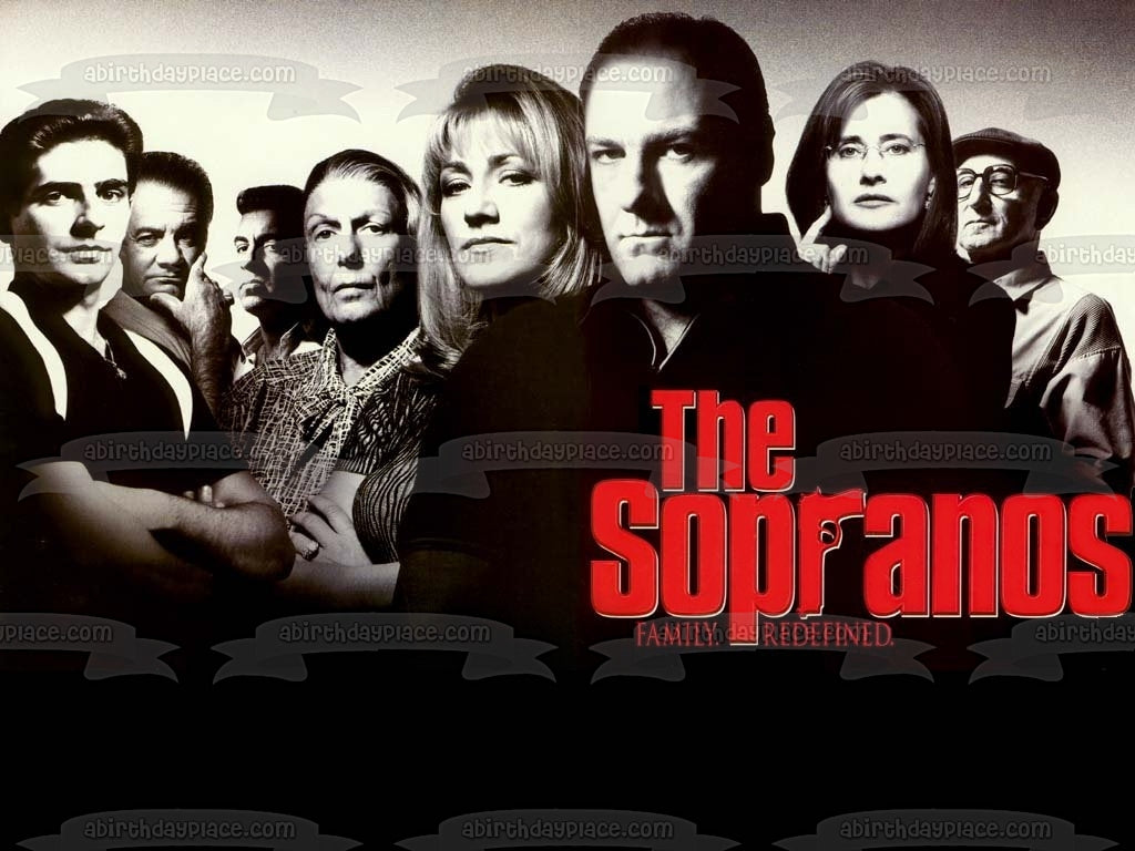 The Sopranos Family Redefined Tony Soprano Jennifer Melfi Edible Cake Topper Image ABPID27099