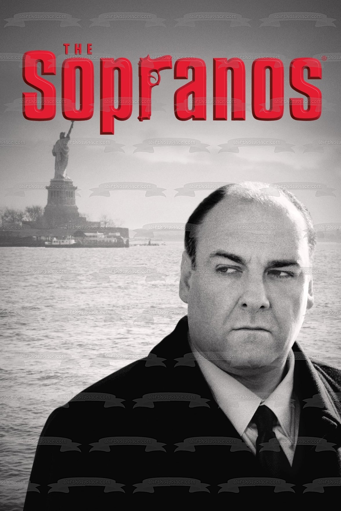 The Sopranos Tommy Soprano Statue of Liberty Edible Cake Topper Image ABPID27108