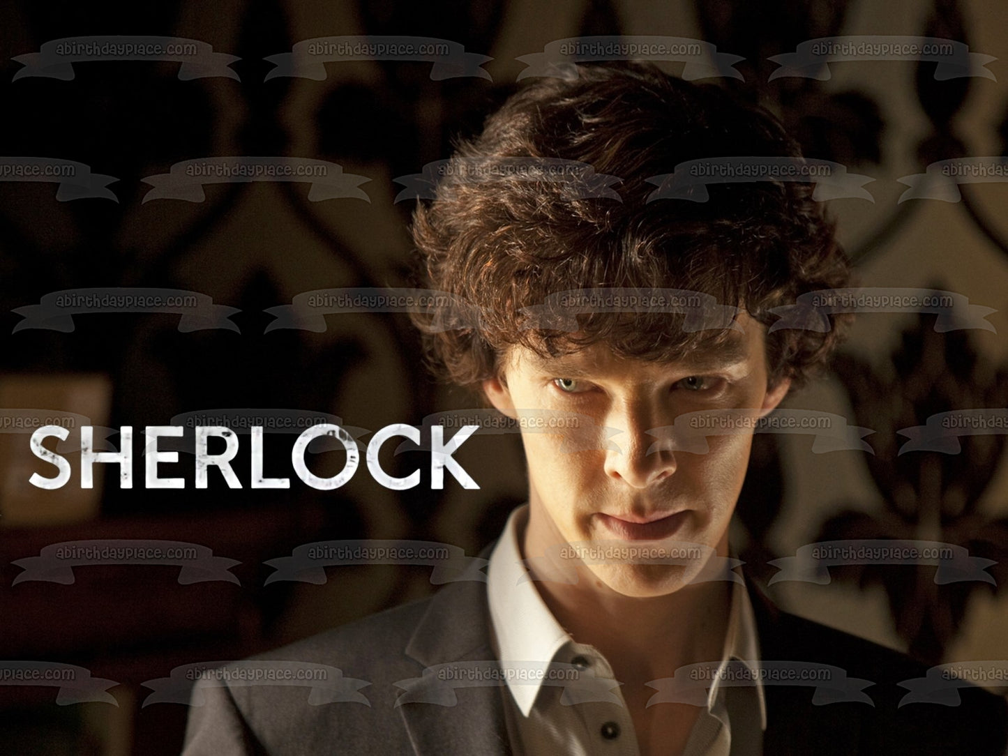 Sherlock Logo Sherlock Holmes Edible Cake Topper Image ABPID27127