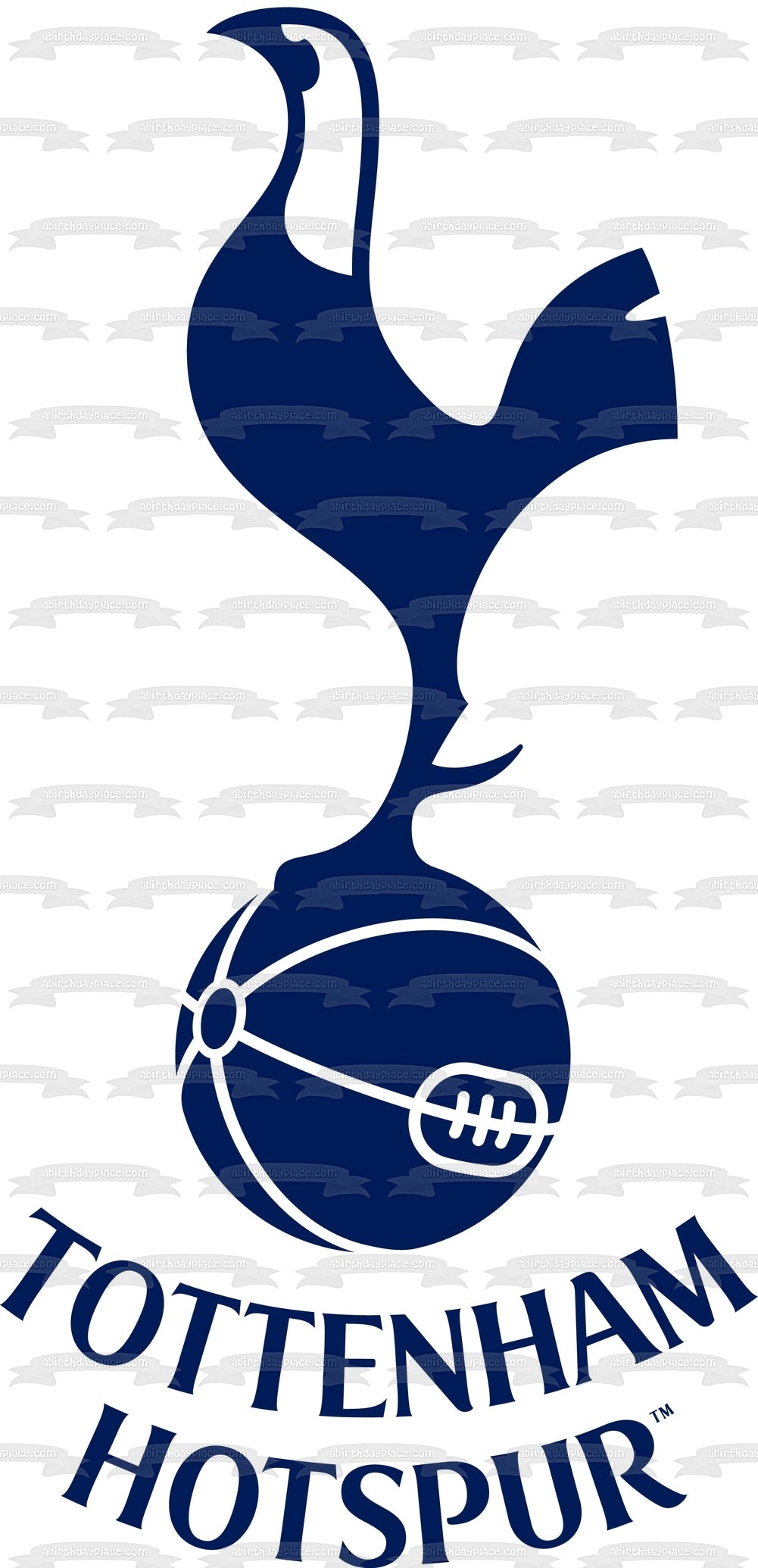 Imagen comestible para tarta con el logotipo del Tottenham Hotspur Professional Football Club ABPID27291 