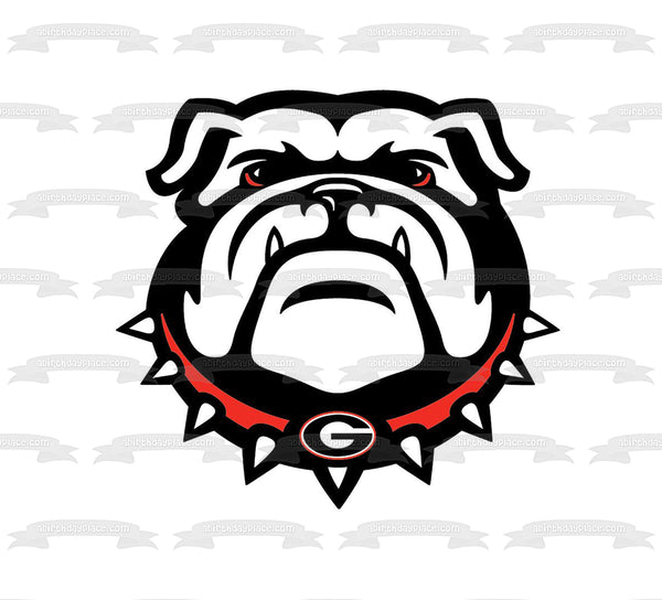 Georgia Bulldogs Logo NCAA Sports Edible Cake Topper Image ABPID27523 ...