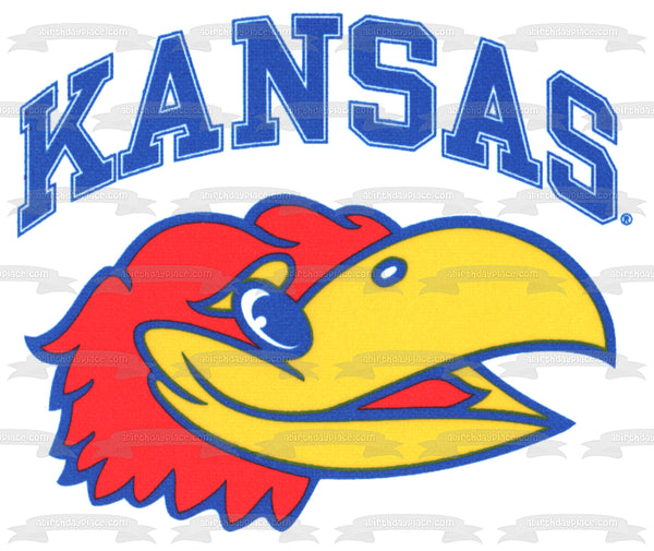 University of Kansas Jayhawks Logo Edible Cake Topper Image ABPID49706 ...