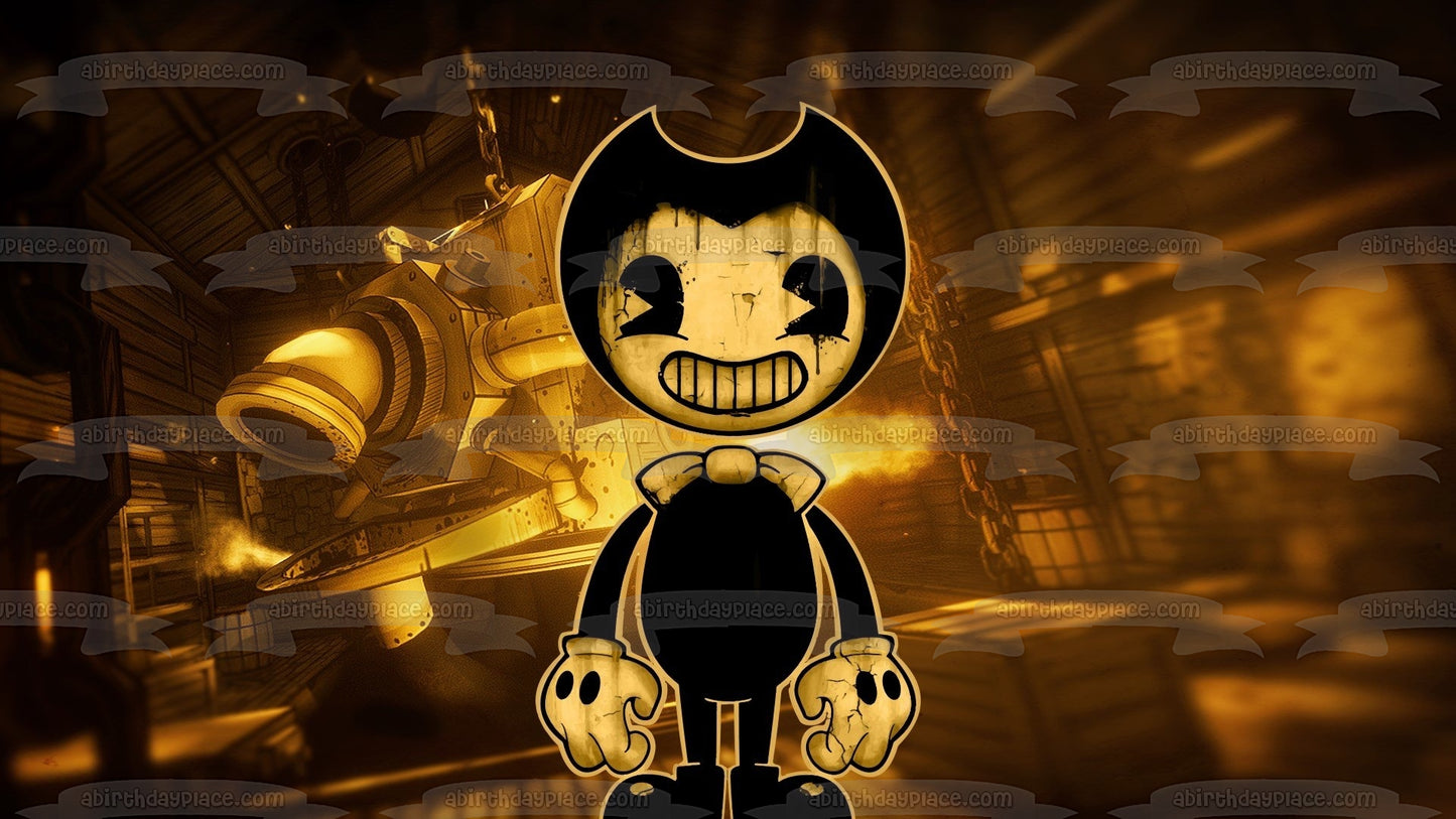 Bendy and the Ink Machine Humanoid Monster Bendy Edible Cake Topper Image ABPID50497