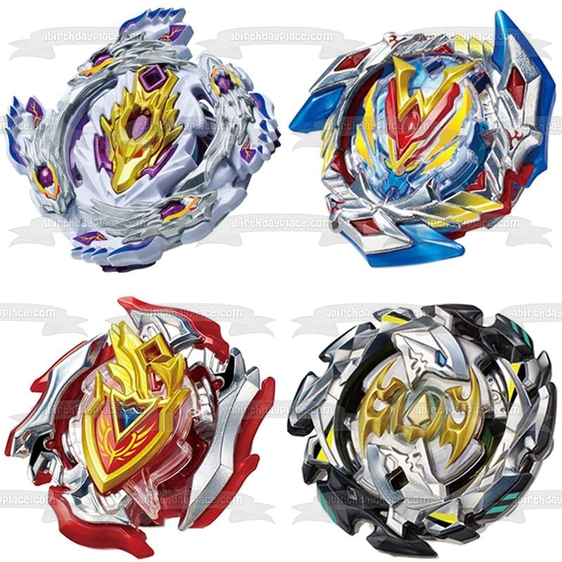 Beyblade Burst Aquiles Takaratomy Takara Tomy Adorno comestible para tarta Imagen ABPID50511 