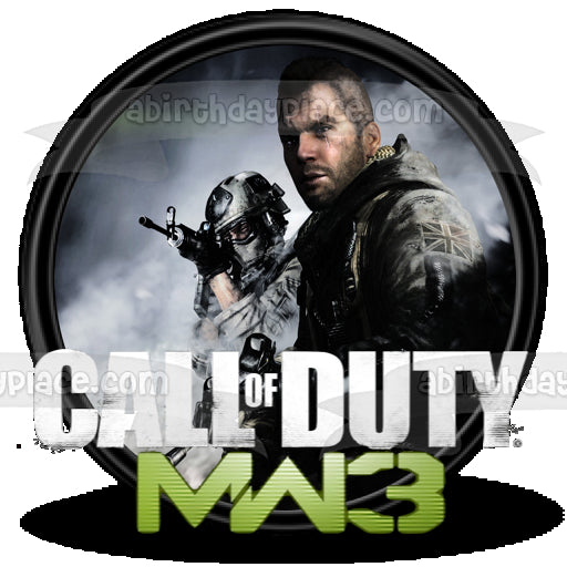 Imagen comestible para decoración de tarta de Call of Duty Modern Warfare 3 John Mactavish ABPID51276 