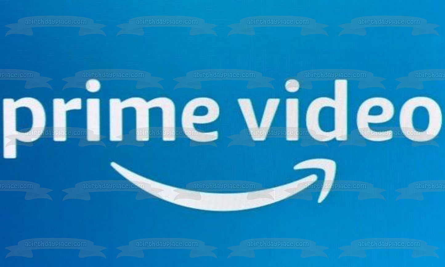 Imagen comestible para decoración de tarta con logotipo de Amazon Prime Video ABPID51335 