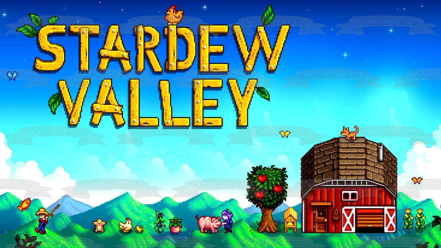 Imagen comestible para decoración de tarta de Stardew Valley ABPID51380 