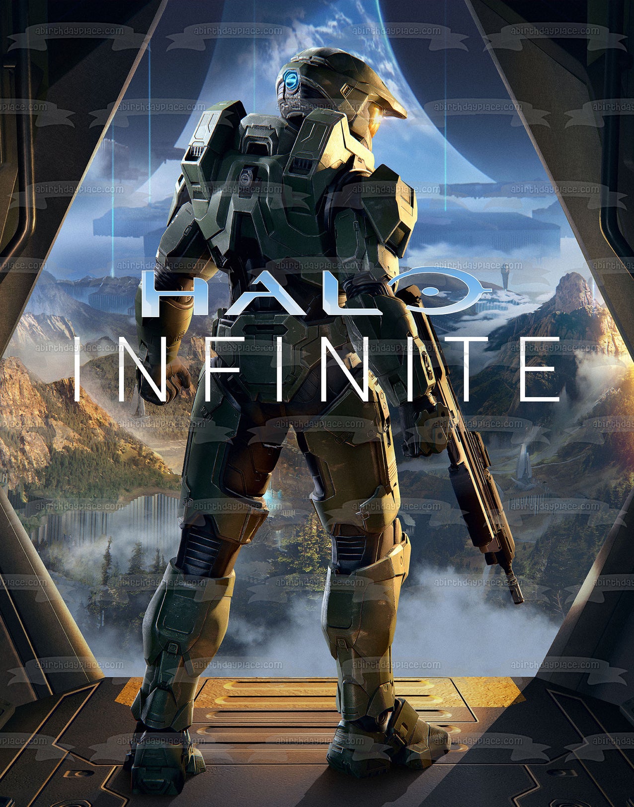 Halo Infinite XBox Skybox Labs Halo 6 Imagen comestible para decoración de tarta ABPID51418 