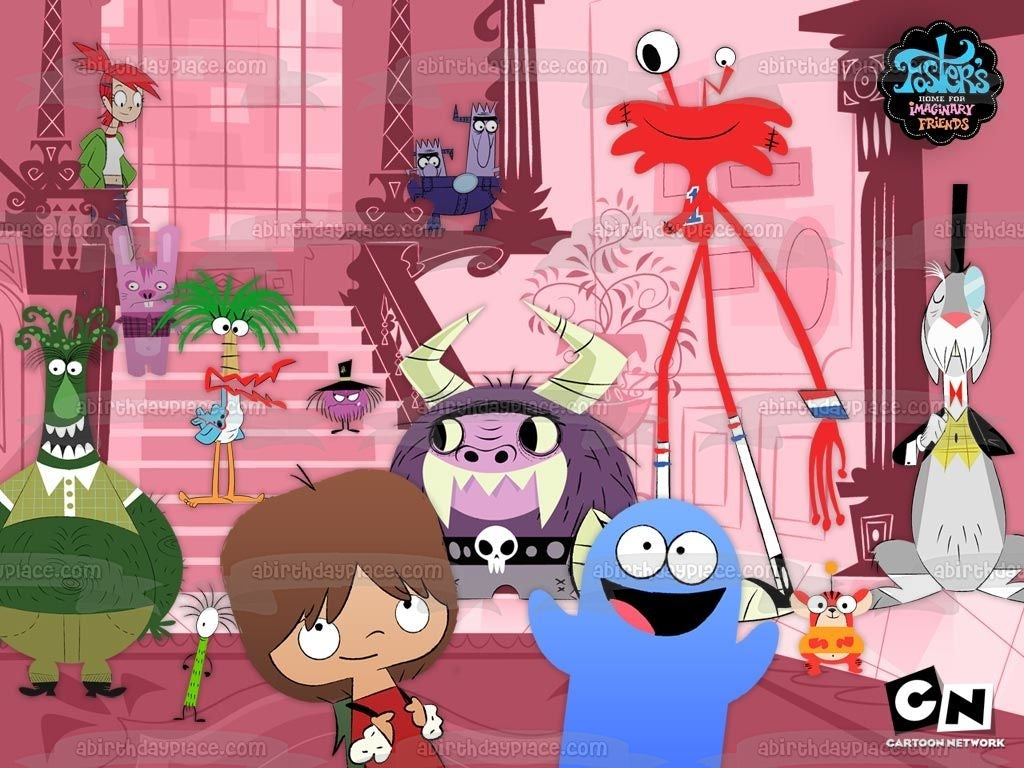 Imagen de la casa del grupo Foster's Home for Imaginary Friends, decoración comestible para tarta, imagen ABPID52049 