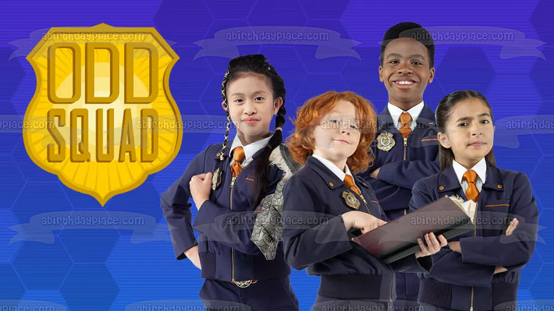 Odd Squad Agente Orla Agente Oswald Agente Omar Imagen comestible para tarta ABPID52124 