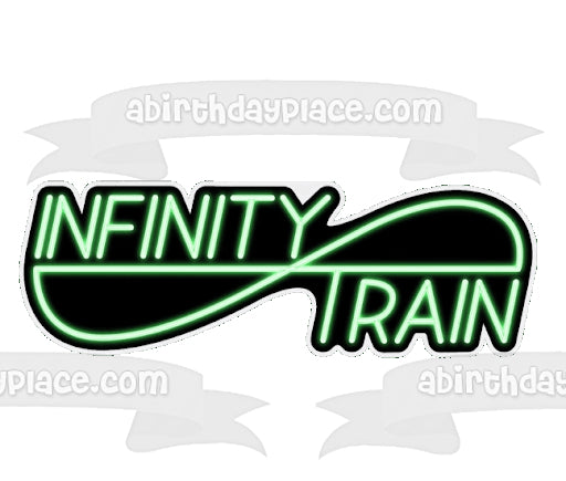 Infinity Train Logo Edible Cake Topper Image ABPID52143