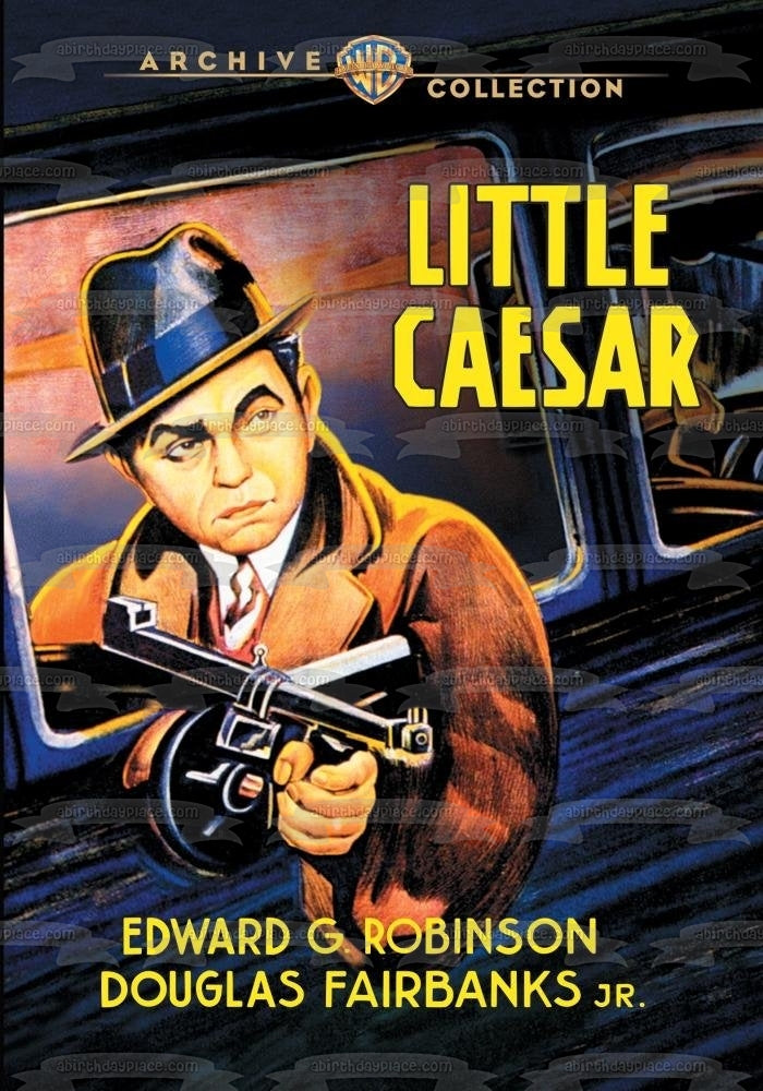 Imagen comestible para tarta de gángster de la película Little Caesar ABPID52303 