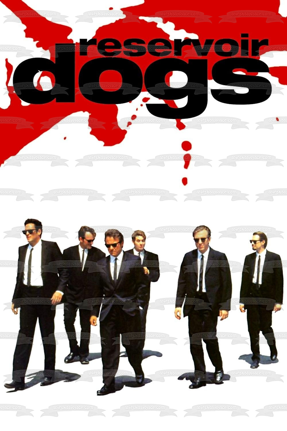 Reservoir Dogs Película Gangster Decoración comestible para tarta Imagen ABPID52316 