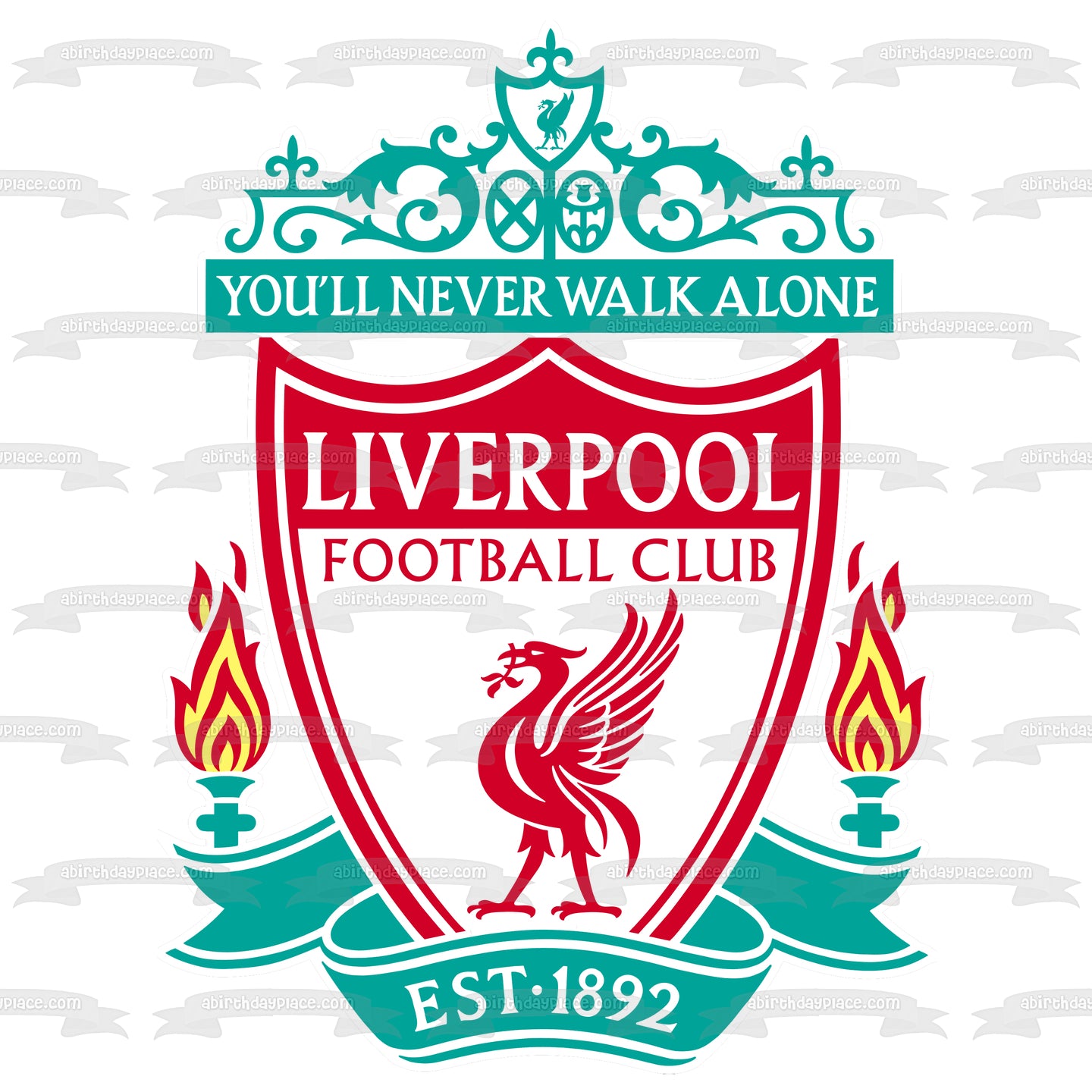 Liverpool Soccer Futbol Football Logo Edible Cake Topper Image or Strips ABPID52657