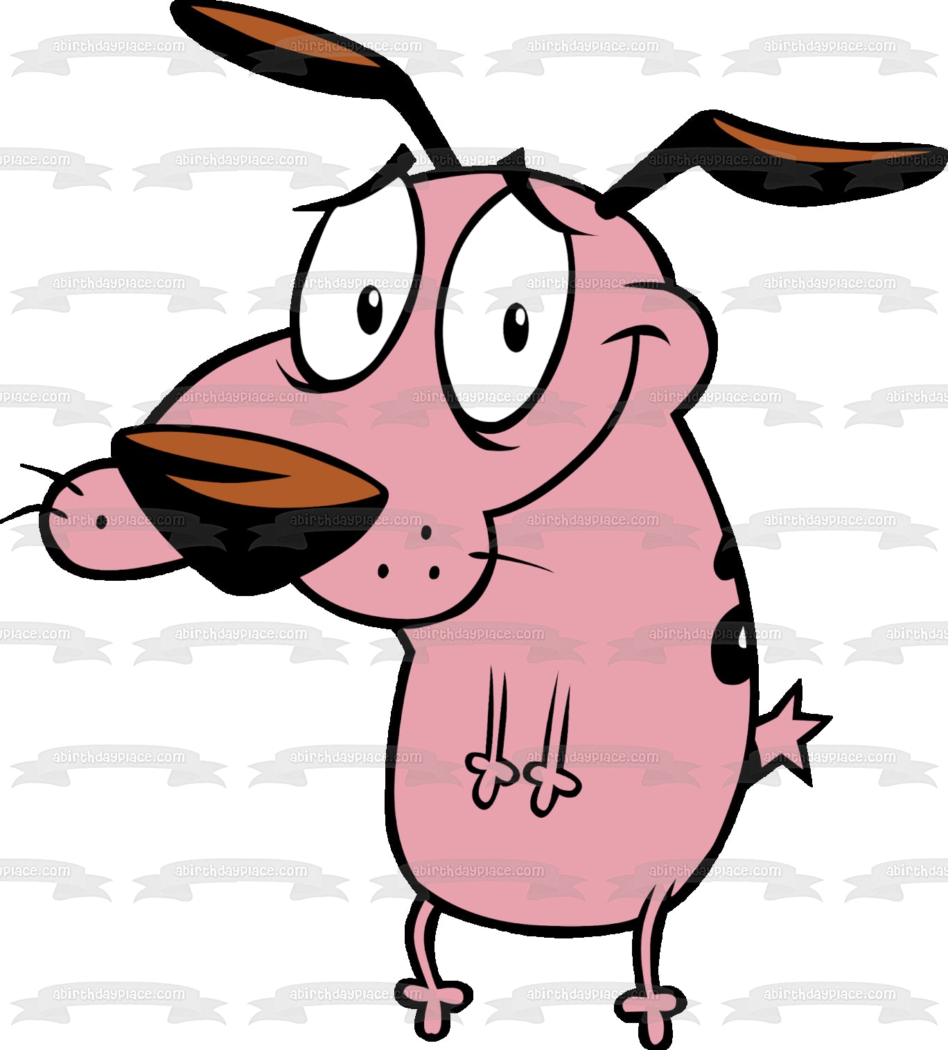 Courage the Cowardly Dog Edible Cake Topper Image ABPID52808