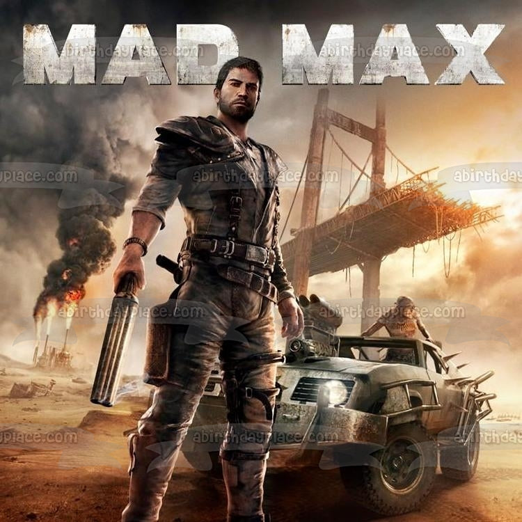 Póster del videojuego Mad Max Imagen comestible para decoración de tarta ABPID52840 