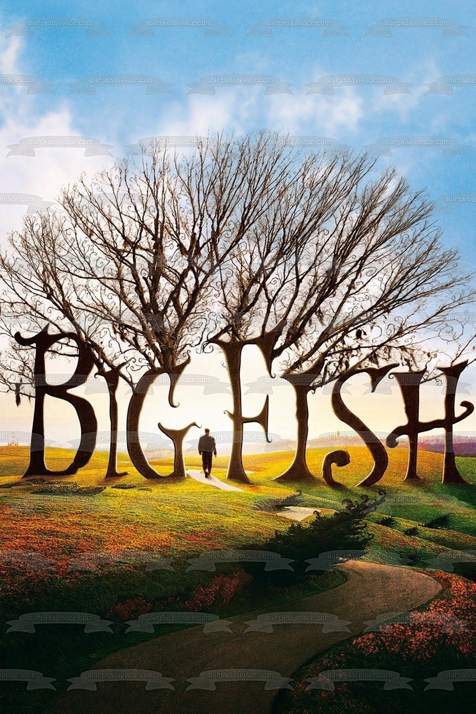 Póster de la película Big Fish, decoración comestible para tarta, imagen ABPID52957 