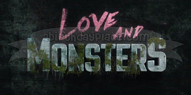 Póster de la película Love and Monsters, decoración comestible para tarta, imagen ABPID52973 