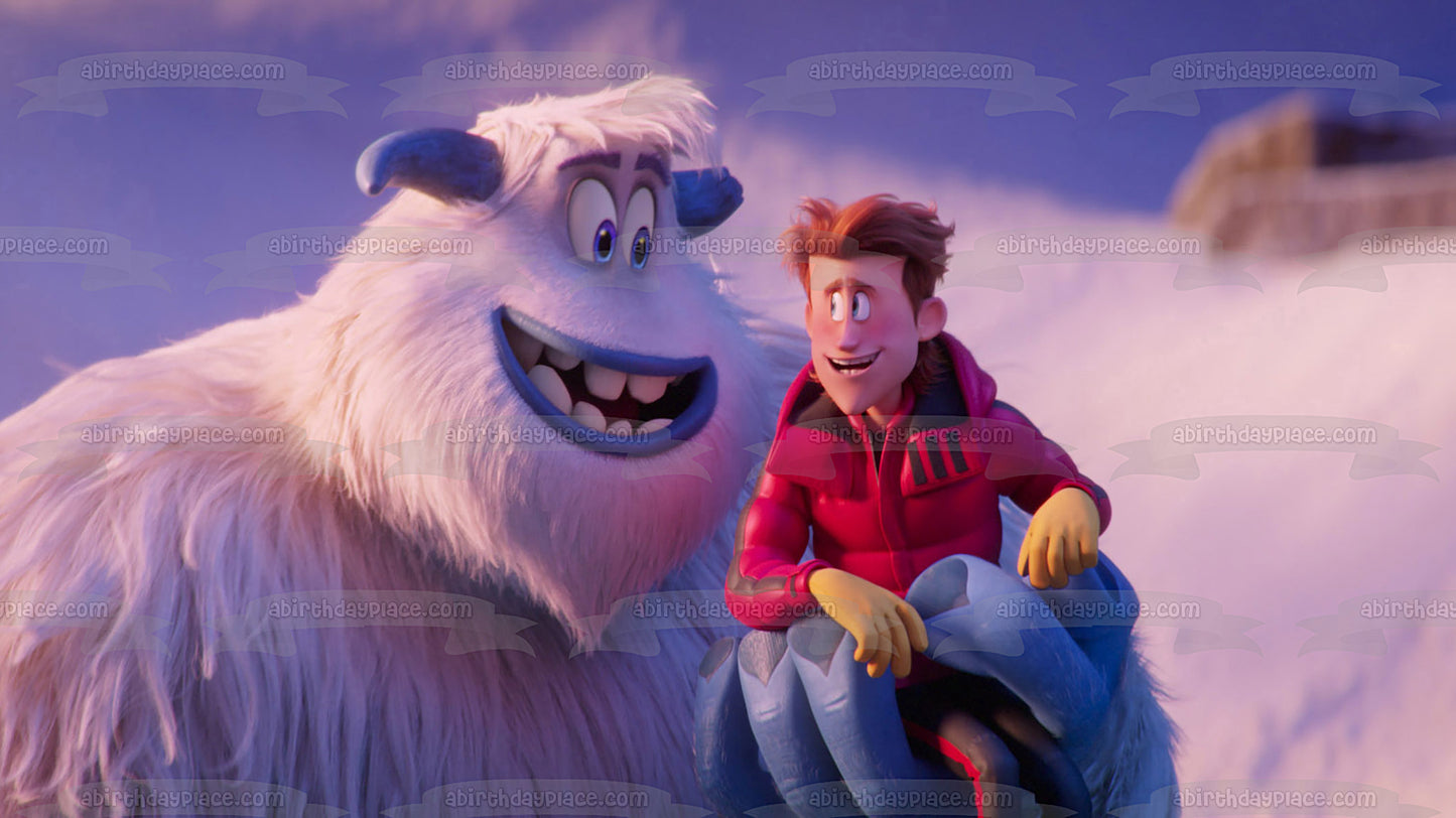 Smallfoot Yetti muñeco de nieve película Migo Percy decoración comestible para tarta imagen ABPID52975 