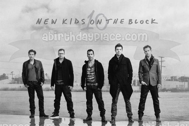 New Kids on the Block 10 Banda musical Donnie Jordan Jonathan Joey Danny Imagen comestible para decoración de tarta ABPID53026 