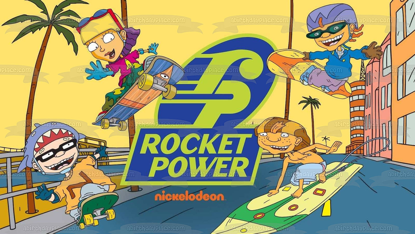 Nickelodeon Rocket Power Sam Otto Regina Maurice Imagen comestible para tarta ABPID53240 