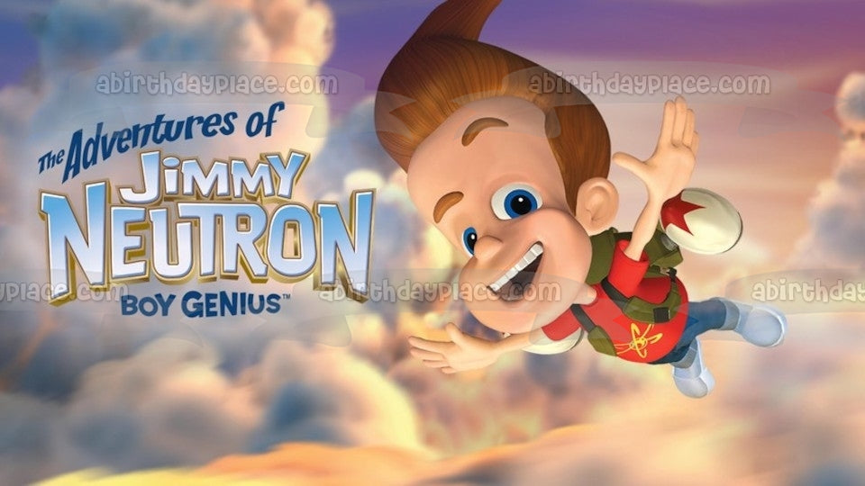 The Adventures of Jimmy Neutron Boy Genius Nickelodeon Cartoon Animated TV Show Edible Cake Topper Image ABPID53250