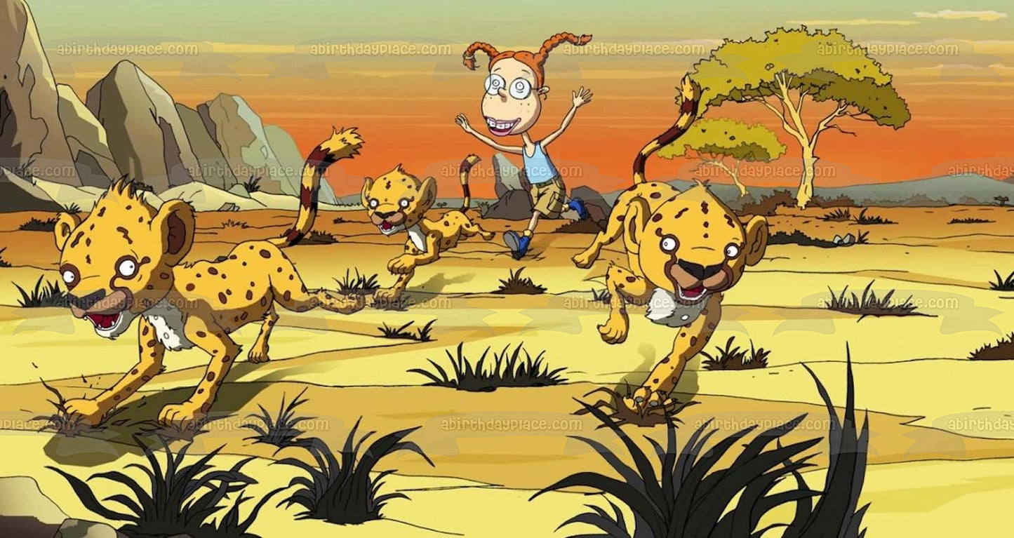 The Wild Thornberrys Eliza Cheetah Nickelodeon Animated TV Show Cartoon Edible Cake Topper Image ABPID53252