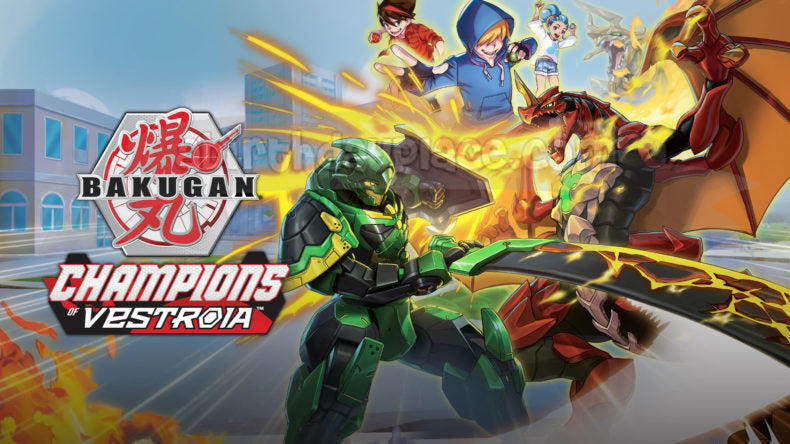 Bakugan Champions of Vestroia Portada del videojuego Imagen comestible para decoración de tarta ABPID53262 