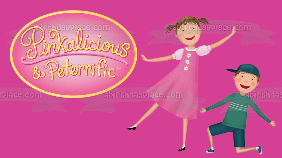 PBS Kids Pinkalicious & Peterrific Edible Cake Topper Image ABPID53331