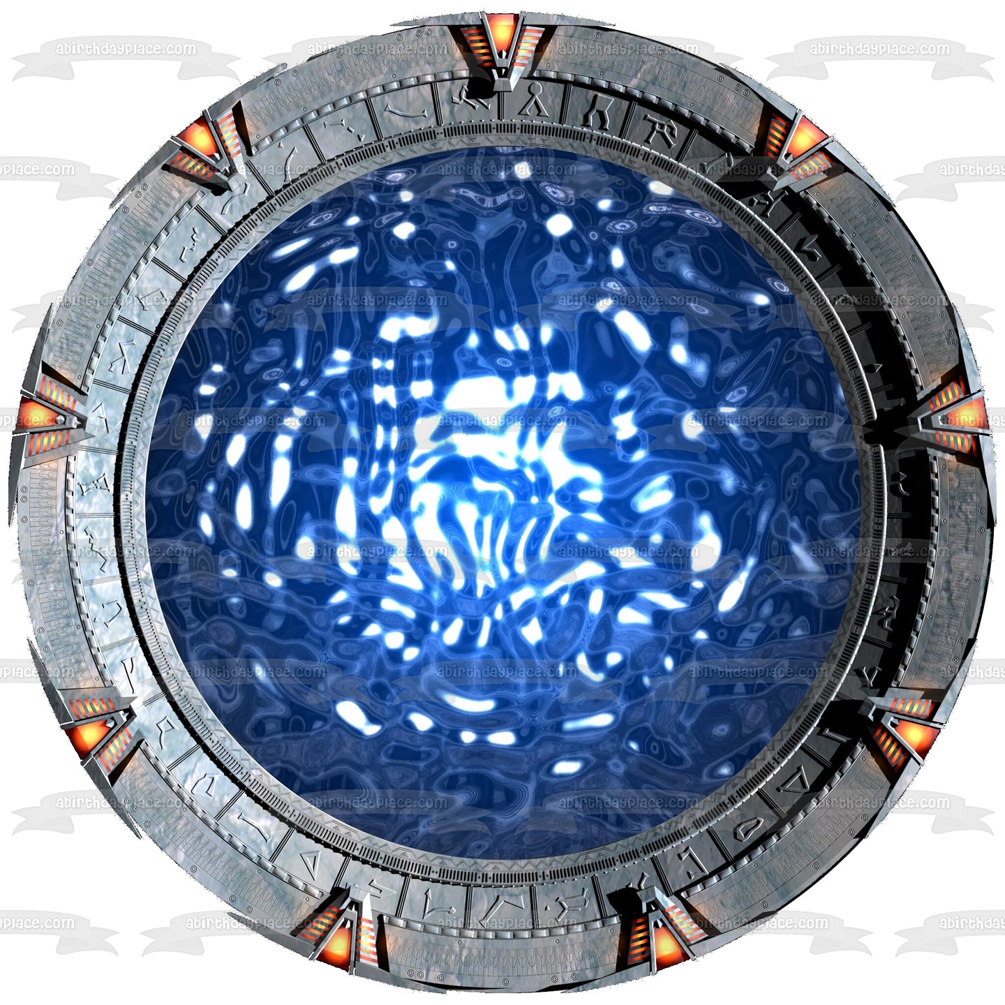 Stargate Sg-1 Sci Fi TV Show Series Wormhole Edible Cake Topper Image ABPID53380