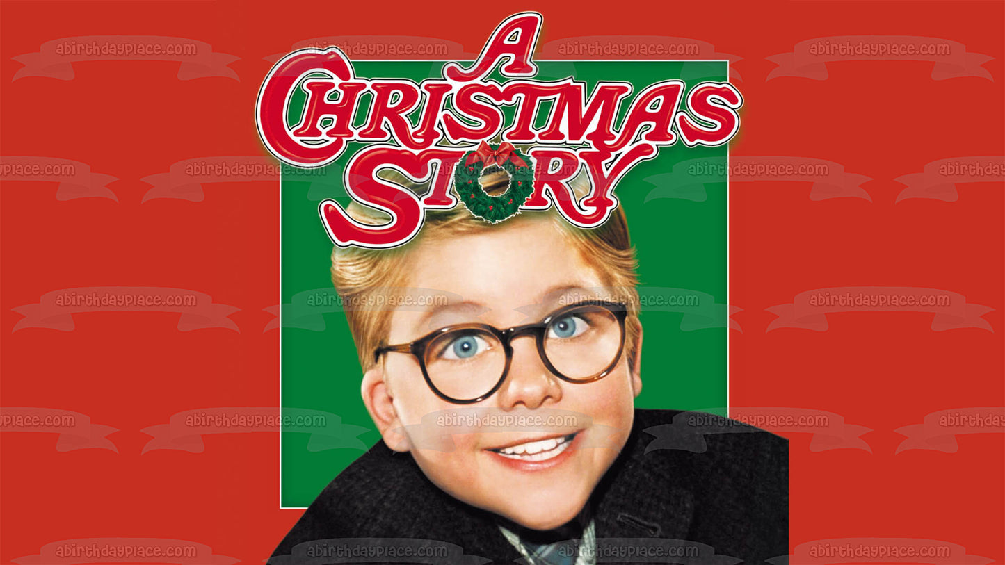 A Christmas Story Ralphie Christmas Special Edible Cake Topper Image ABPID53479