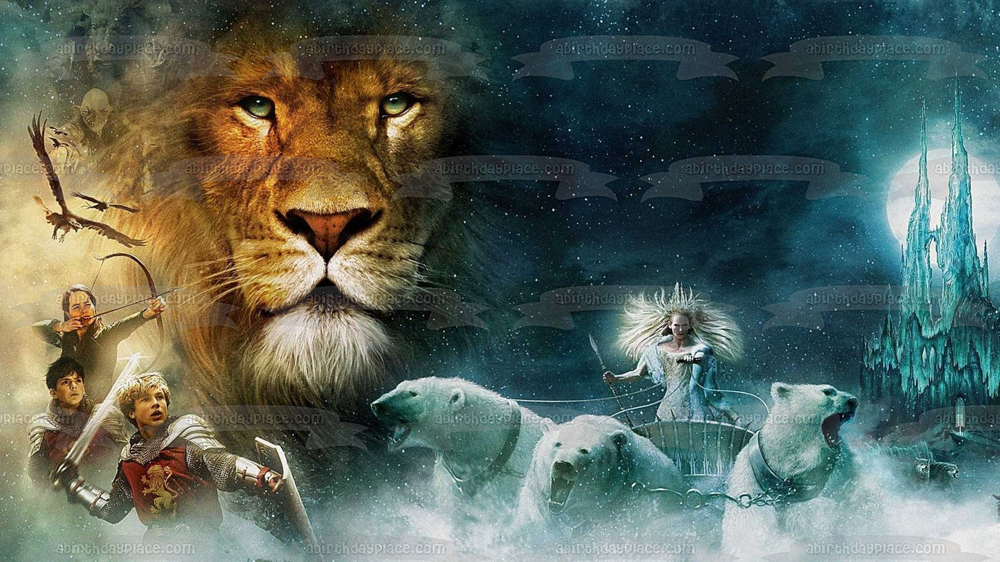 Crónicas de Narnia: El león, la bruja y el armario Póster de la película Adorno comestible para tarta Imagen ABPID53543 